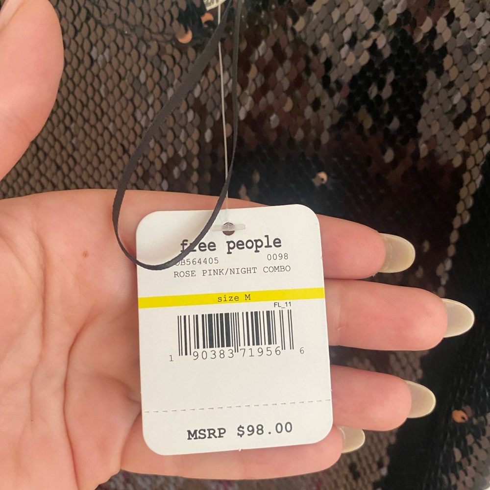 Black sequin mini dress